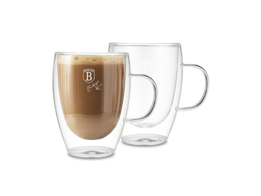 Kaufuniversum - Berlinger Haus Kaffes Glas 300ml 2er Set mit Griff