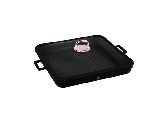 Kaufuniversum - Berlinger Haus Grillpfanne mit Deckel Black Rose Collection