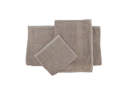 FS-STAR Handtuch 3er Set in verschiedenen Grössen Taupe