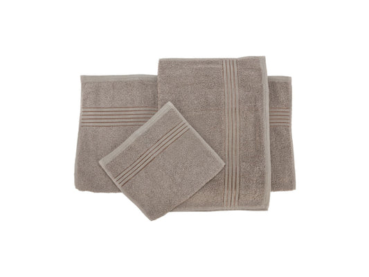 Kaufuniversum - FS-STAR Handtuch 3er Set in verschiedenen Grössen Taupe