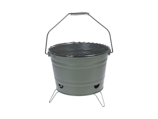 Kaufuniversum - FS-STAR Grilleimer 27cm Mattgrün