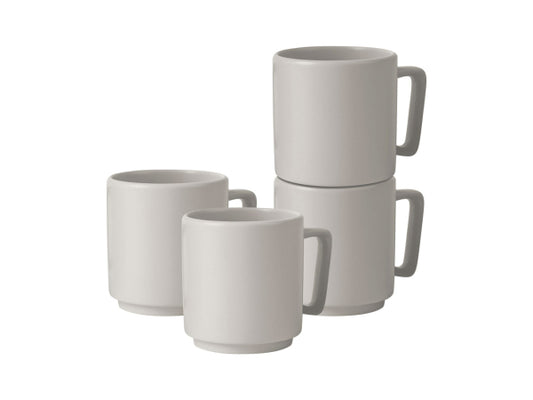 Kaufuniversum - Berlinger Haus Tassenset 4 Stk. 300ml matt cream Sahara Collection