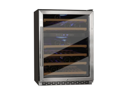 Kibernetik FSP Weinklimaschrank 46 FL Chromstahl