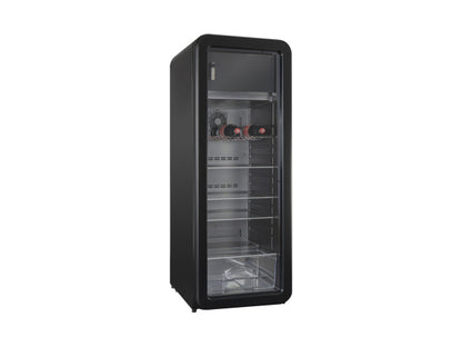 Kibernetik RKS256 Retro Getränkekühlschrank schwarz