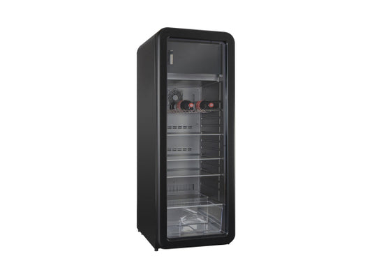 Kaufuniversum - Kibernetik RKS256 Retro Getränkekühlschrank schwarz