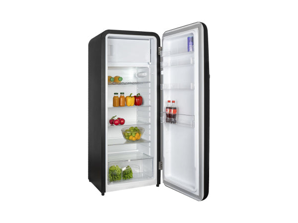 Kaufuniversum - Kibernetik KSG260 Retro Kühlschrank schwarz