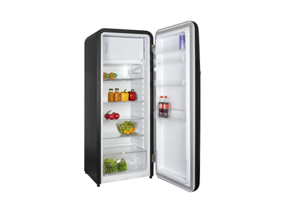 Kibernetik KSG260 Retro Kühlschrank schwarz