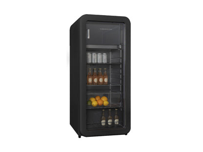 Kibernetik RKS149 Retro Getränkekühlschrank schwarz