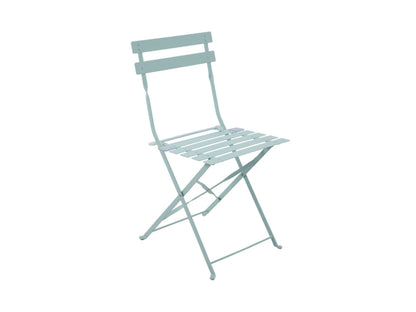 dameco Bistro Set Metall Gartentisch und 2 Stühle türkis matt