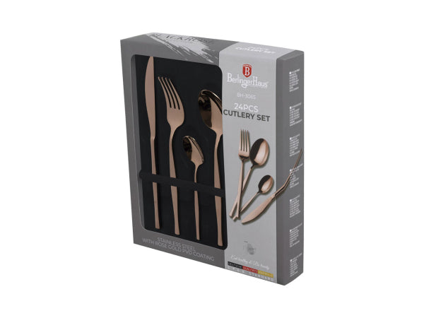 Kaufuniversum - Berlinger Haus 24 teiliges Besteckset rose gold Taupe Collection