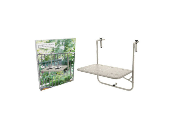Kaufuniversum - FS-STAR Pro Garden Balkonhängetisch beige
