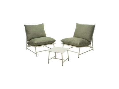 FS-STAR Gartenmöbelset cremefarben 3teilig