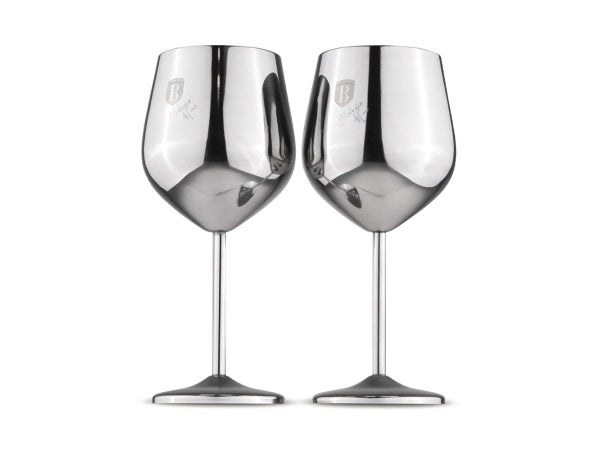 Kaufuniversum - Berlinger Haus Edelstahl Weingläser 2 Stück Eternal Collection