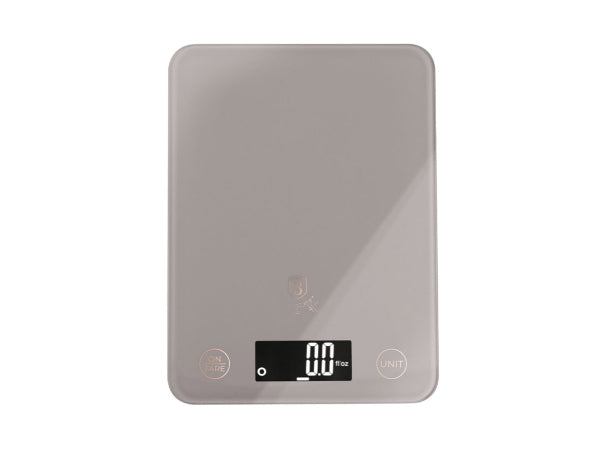Kaufuniversum - Berlinger Haus Digitale Küchenwaage max. 5kg matt taupe Taupe Collection