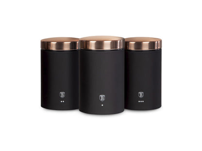 Berlinger Haus Black Vorratsdosen Rose Collection