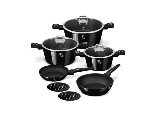 Kaufuniversum - Berlinger Haus 10-teiliges Kochgeschirr-Set Black Vantage Collection