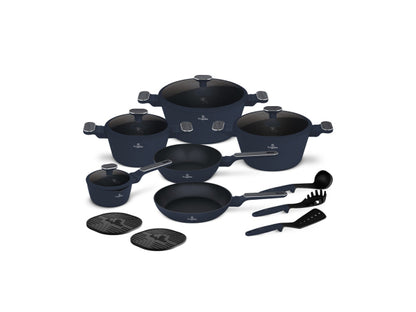 Berlinger Haus 15-teiliges Kochgeschirr-Set Deep Sea Collection