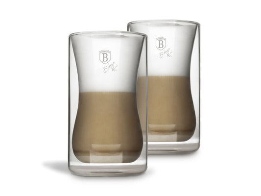 Kaufuniversum - Berlinger Haus Kaffee Glas 270ml 2er Set ohne Griff
