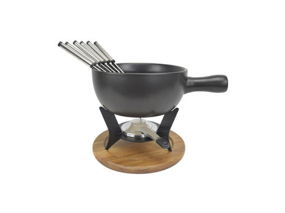 Berger & Lanz BergerLanz Käse-Fondueset Akazienholz 6teilig