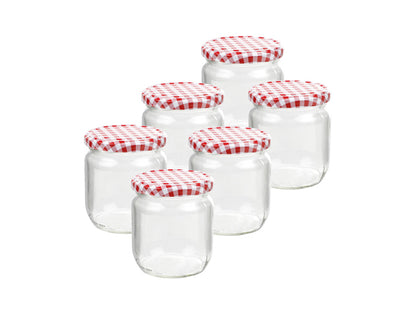 FS-STAR Einmachglas 425ml rund 6er Set
