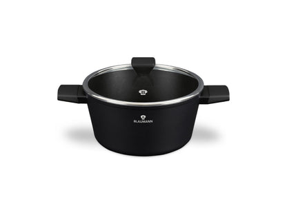 Blaumann Kochtopf mit Deckel Ø 28cm Black Silver Collection