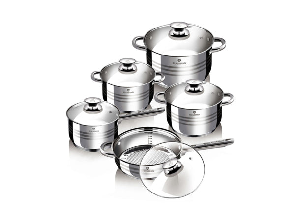 Kaufuniversum - Blaumann 10-teiliges Topfset Edelstahl Gourmet Line