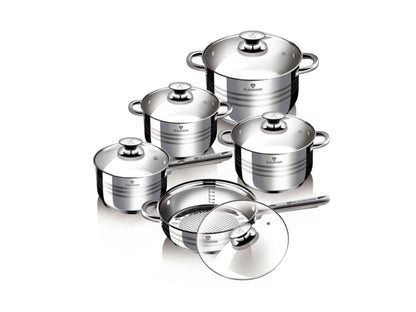 Blaumann 10-teiliges Topfset Edelstahl Gourmet Line