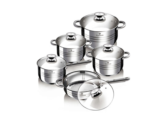Kaufuniversum - Blaumann 10-teiliges Topfset Edelstahl Gourmet Line