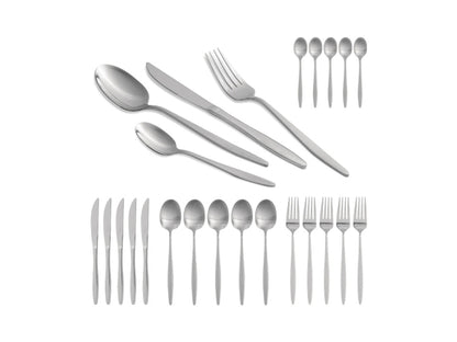 Berlinger Haus 24-teiliges Besteck-Set SILVER