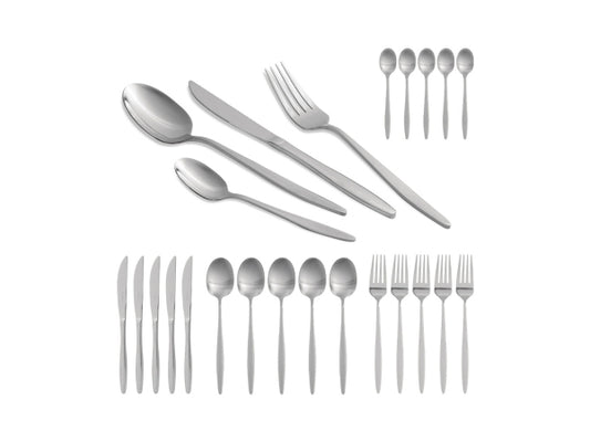 Kaufuniversum - Berlinger Haus 24-teiliges Besteck-Set SILVER