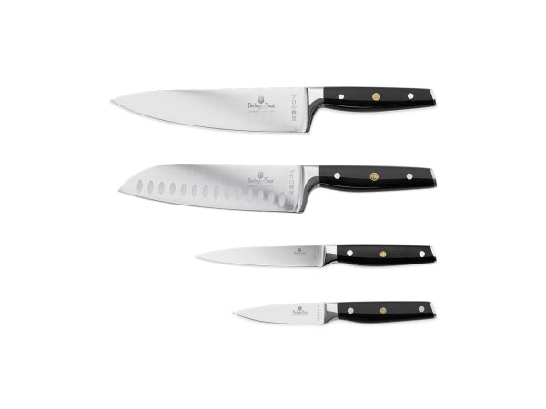 Kaufuniversum - Berlinger Haus 4-teiliges Messerset Black Silver Collection