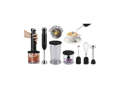 Berlinger Haus Stabmixer Set 6-teilig Black Silver Collection