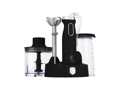 Berlinger Haus Stabmixer Set 6-teilig Black Silver Collection