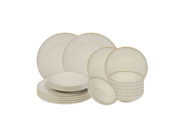 Kaufuniversum - Tavola Geschirrset pastellbeige 18-teilig