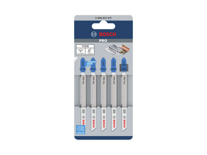Bosch Professional Bosch 5 Stichsägeblätter T 127 D