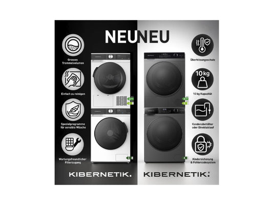 Kibernetik Waschturm WM0925ACH & TM1025CCH