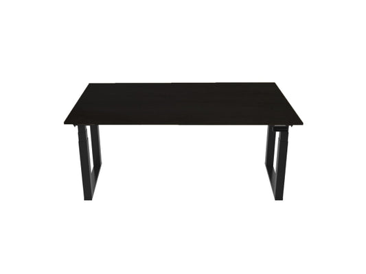 CONTINI höhenverstellbarer Bürotisch 1.8x0.8m schwarz / Gestell ET223Q schwarz