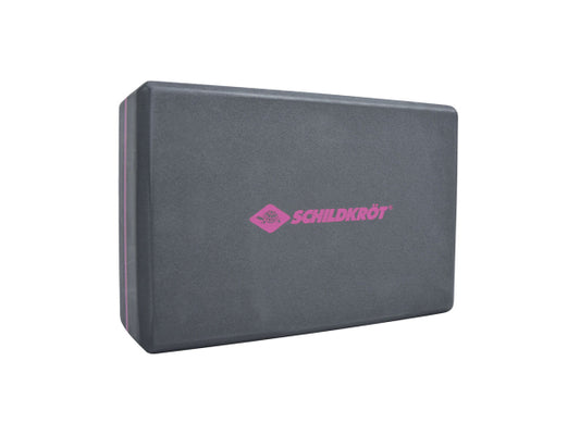 Kaufuniversum - Schildkröt Yoga Schaumstoff-Block grau/pink