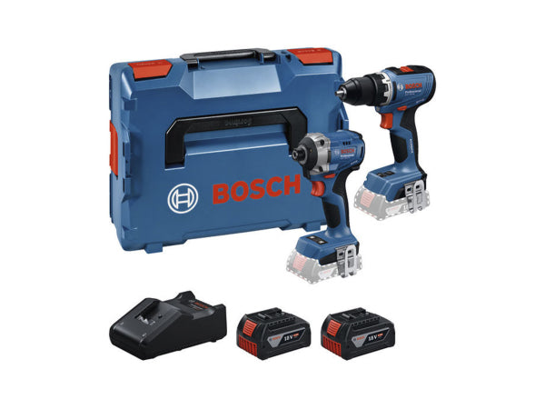 Kaufuniversum - Bosch Professional Bosch 2 Tool kit 18V GSR+GDR+2x GBA 5.0 Ah+GAL 18V-40 0.615.A50.090
