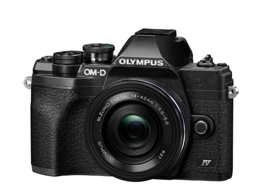 Kaufuniversum - OM System Olympus E-M10 IV PancakeZoom Kit black