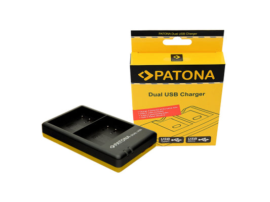 Kaufuniversum - Patona Ladeg. Dual USB Panaso. DMW-BLF19