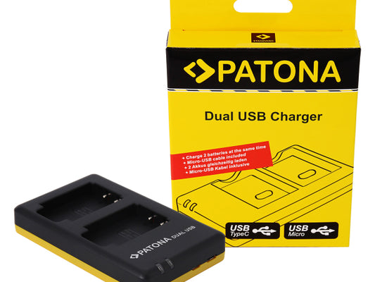 Kaufuniversum - Patona Ladegerät Dual USB Sony NP-BX1