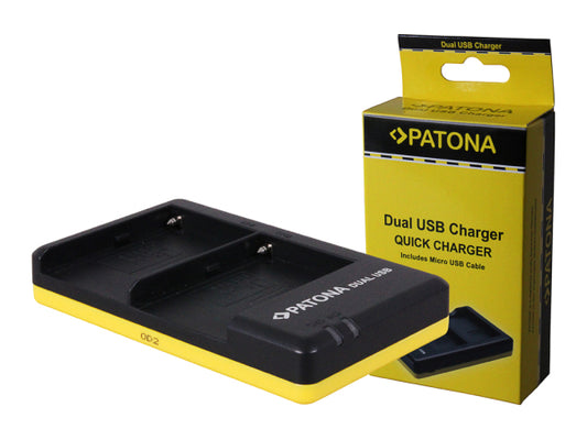 Kaufuniversum - Patona Ladegerät Dual USB Nikon EN-EL23