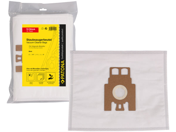 Kaufuniversum - Patona 10x Staubsaugerbeutel Miele G/N/F