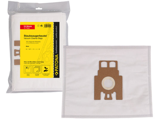 Kaufuniversum - Patona 10x Staubsaugerbeutel Miele G/N/F
