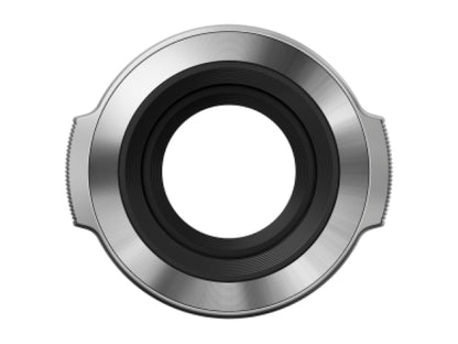 OM System Olympus LC-37C silver automatic lens cap