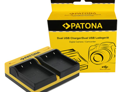 Patona Ladeg. Dual USB Olympus BLX-1