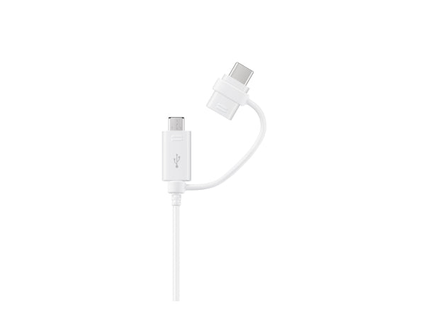 Kaufuniversum - Samsung Combo Cable USB-C/microUSB white