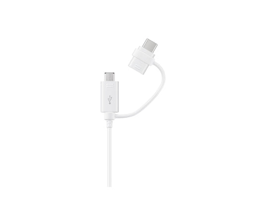 Kaufuniversum - Samsung Combo Cable USB-C/microUSB white