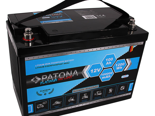 Kaufuniversum - Patona Platinum Batt. LiFePO4 12V/100Ah